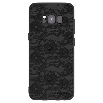 Picasee silikonski črni ovitek za Samsung Galaxy S8 G950F - Dark Elegance