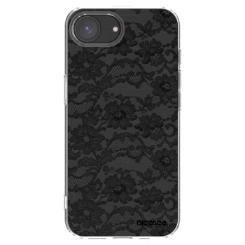 Picasee silikonski prozorni ovitek za Apple iPhone 16e - Dark Elegance