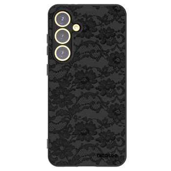 Picasee silikonski črni ovitek za Samsung Galaxy S24 FE S721B - Dark Elegance