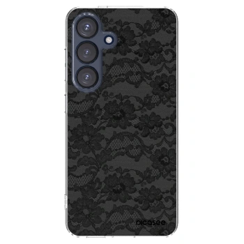 Picasee silikonski prozorni ovitek za Samsung Galaxy S25 5G - Dark Elegance