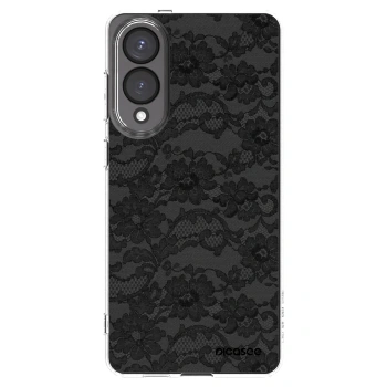 Picasee silikonski prozorni ovitek za Samsung Galaxy S25 Edge 5G - Dark Elegance