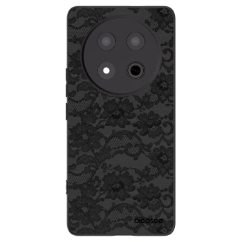 Picasee silikonski črni ovitek za Honor Magic7 Lite 5G - Dark Elegance