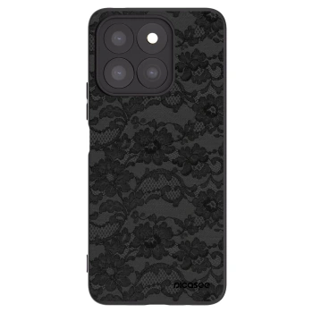 Picasee silikonski črni ovitek za Honor X8c - Dark Elegance