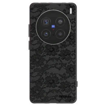 Picasee silikonski črni ovitek za Vivo X200 Pro - Dark Elegance