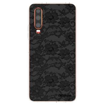 Picasee silikonski prozorni ovitek za Huawei P30 - Dark Elegance
