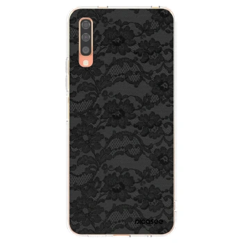 Picasee silikonski prozorni ovitek za Samsung Galaxy A70 A705F - Dark Elegance