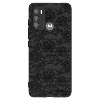 Picasee silikonski črni ovitek za Motorola Edge 60 5G - Dark Elegance