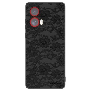 Picasee silikonski črni ovitek za Motorola Edge 50 Fusion - Dark Elegance