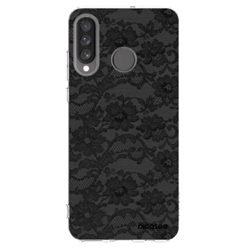 Picasee silikonski prozorni ovitek za Huawei P30 Lite - Dark Elegance