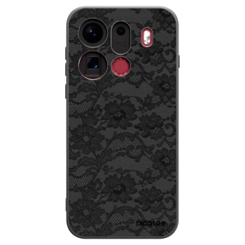 Picasee silikonski črni ovitek za OPPO Find X9 Pro - Dark Elegance