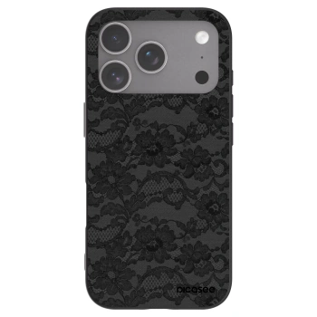 Picasee silikonski črni ovitek za Apple iPhone 18 Pro - Dark Elegance