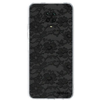 Picasee silikonski prozorni ovitek za Xiaomi Redmi Note 9 Pro - Dark Elegance