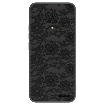 Picasee silikonski črni ovitek za Xiaomi Redmi Note 9 Pro - Dark Elegance