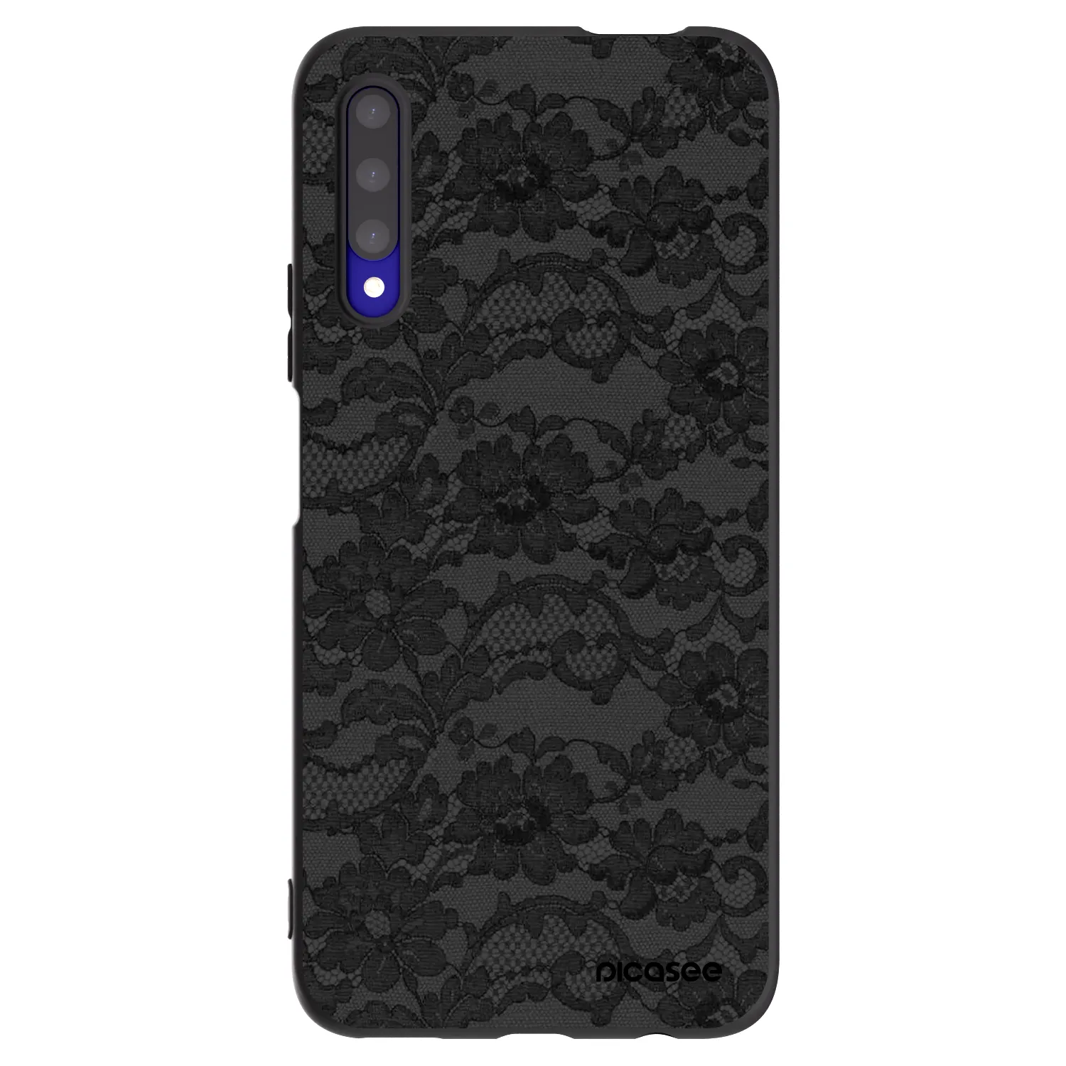 Picasee silikonski črni ovitek za Honor 9X Pro - Dark Elegance