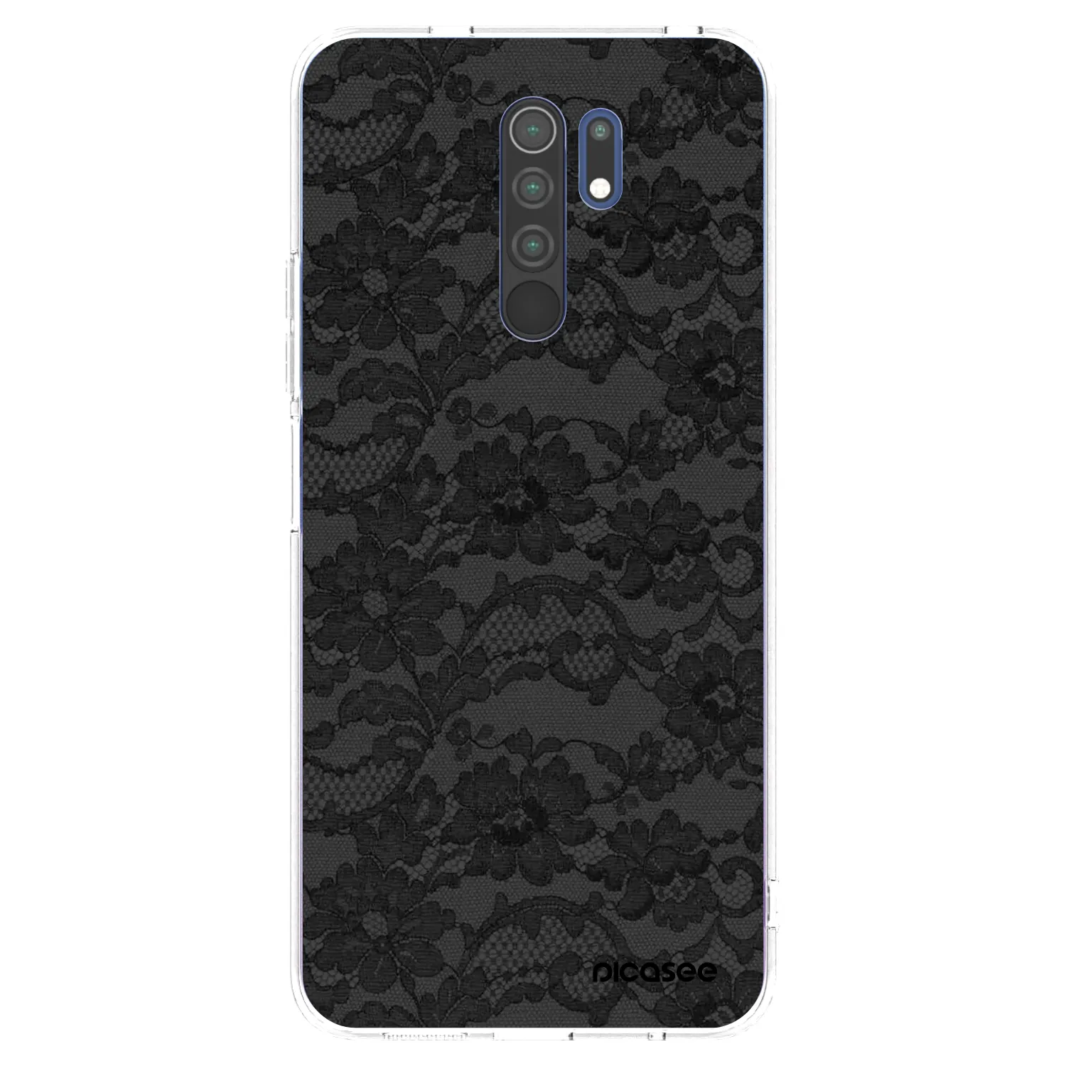 Picasee silikonski prozorni ovitek za Xiaomi Redmi 9 - Dark Elegance
