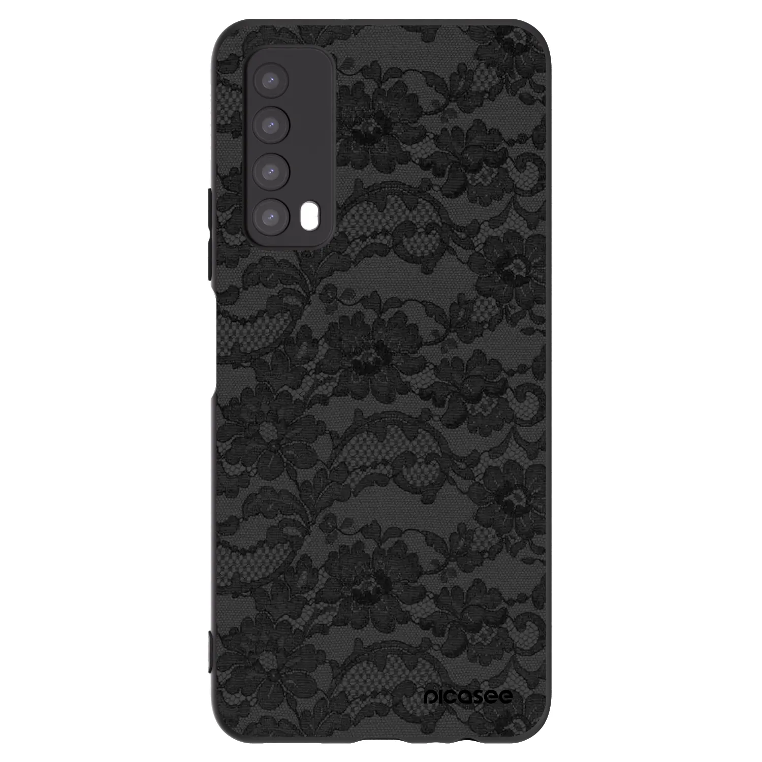 Picasee silikonski črni ovitek za Huawei P Smart 2021 - Dark Elegance