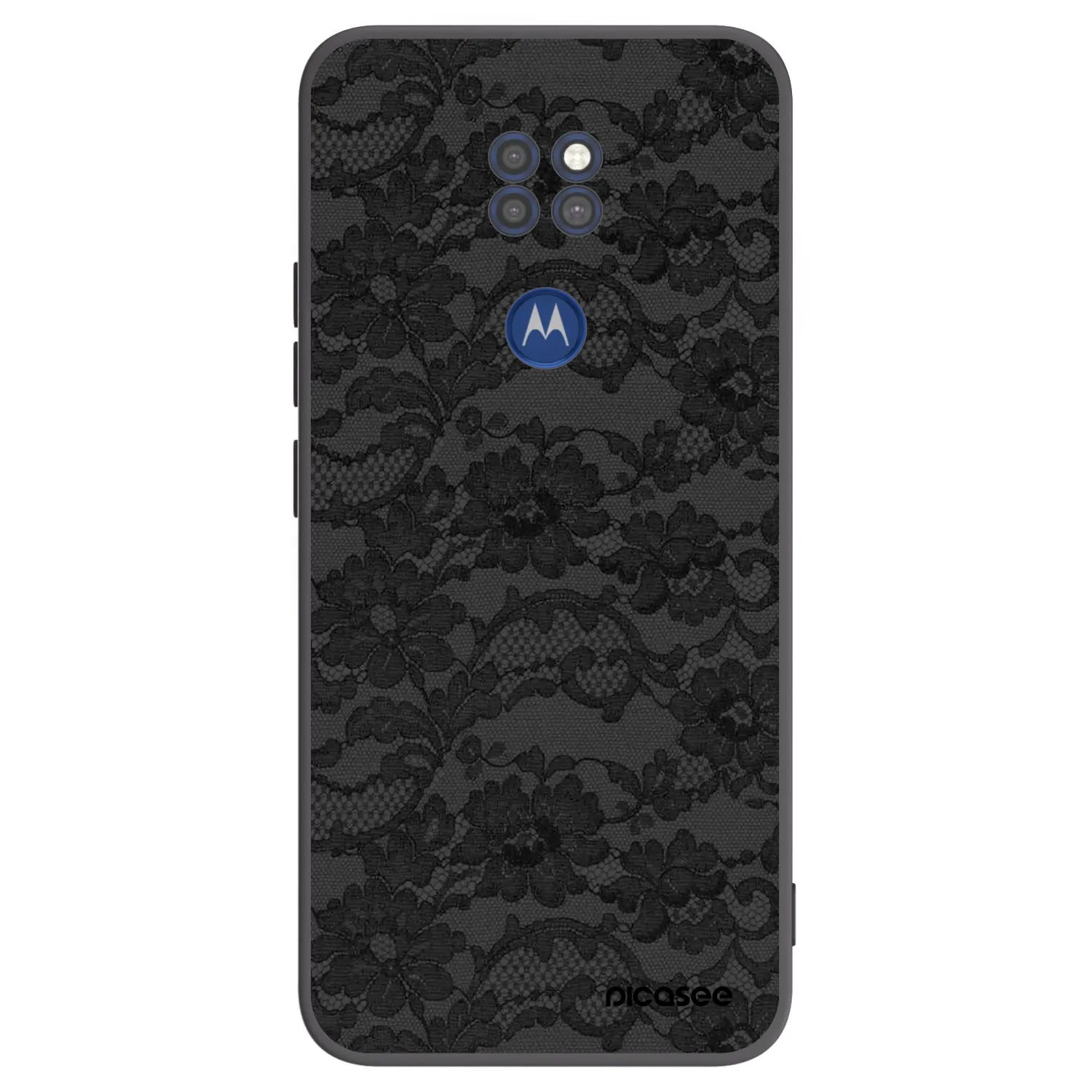 Picasee silikonski črni ovitek za Motorola Moto G9 Play - Dark Elegance