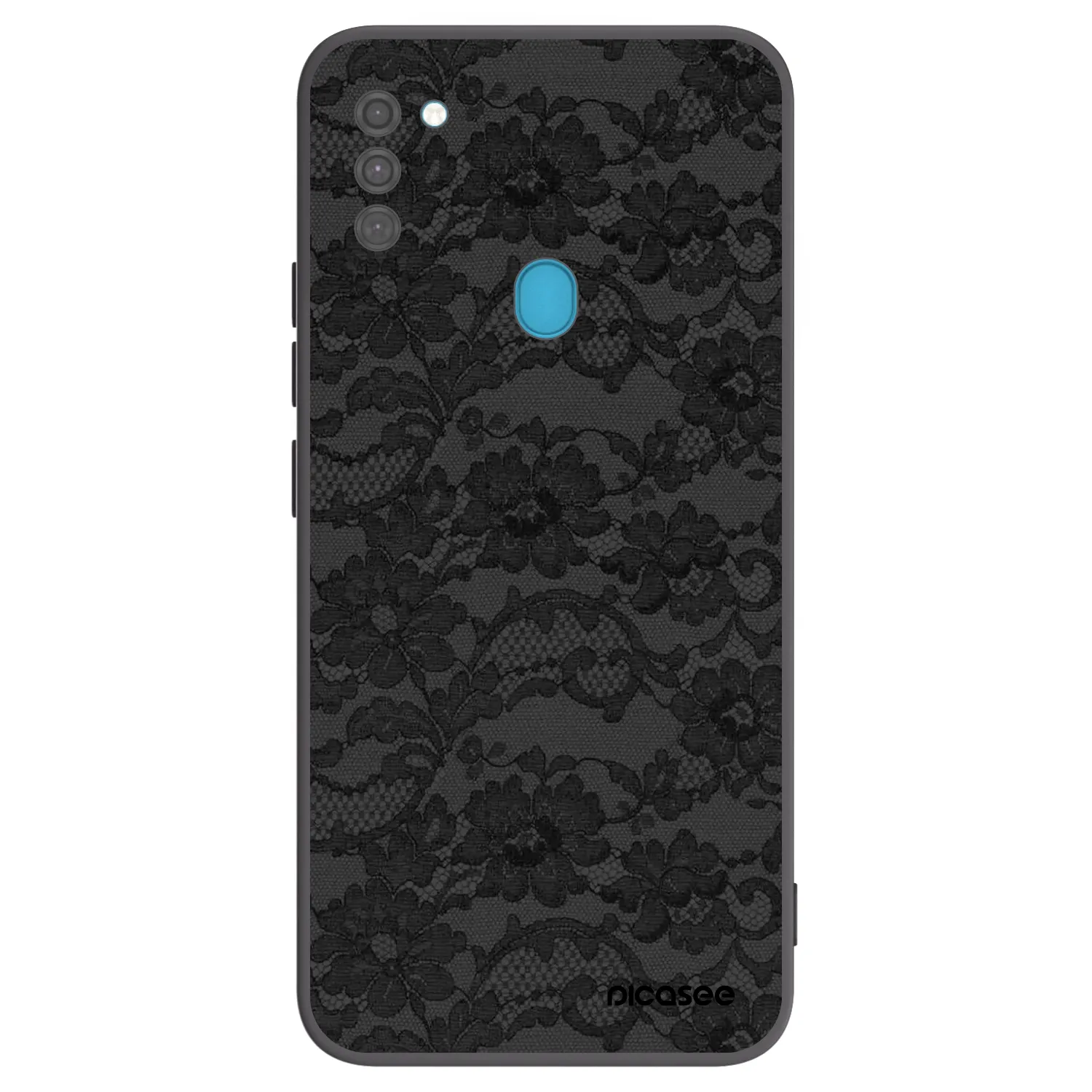 Picasee silikonski črni ovitek za Samsung Galaxy M11 - Dark Elegance