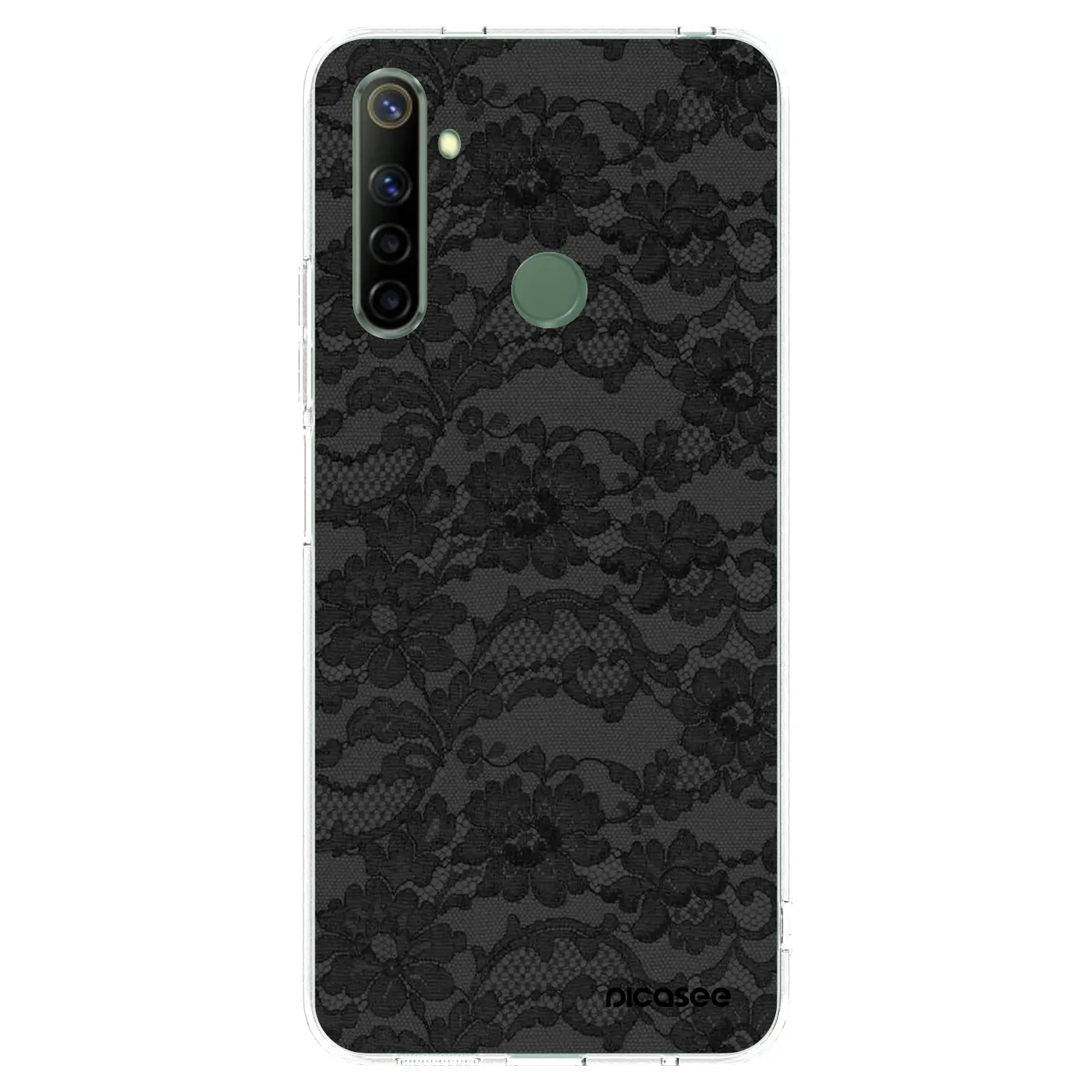 Picasee silikonski prozorni ovitek za Realme 6i - Dark Elegance