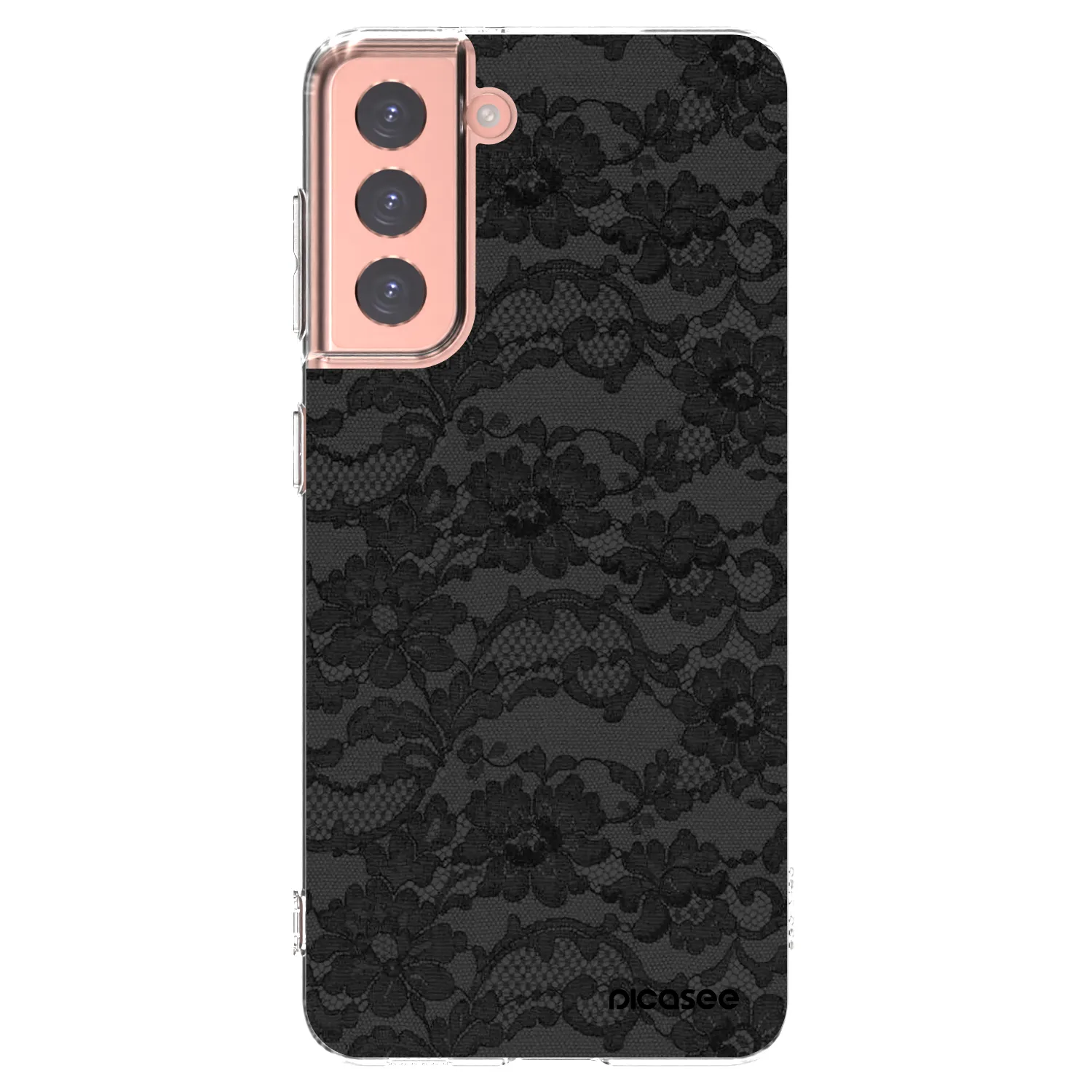 Picasee silikonski prozorni ovitek za Samsung Galaxy S21 5G G991B - Dark Elegance