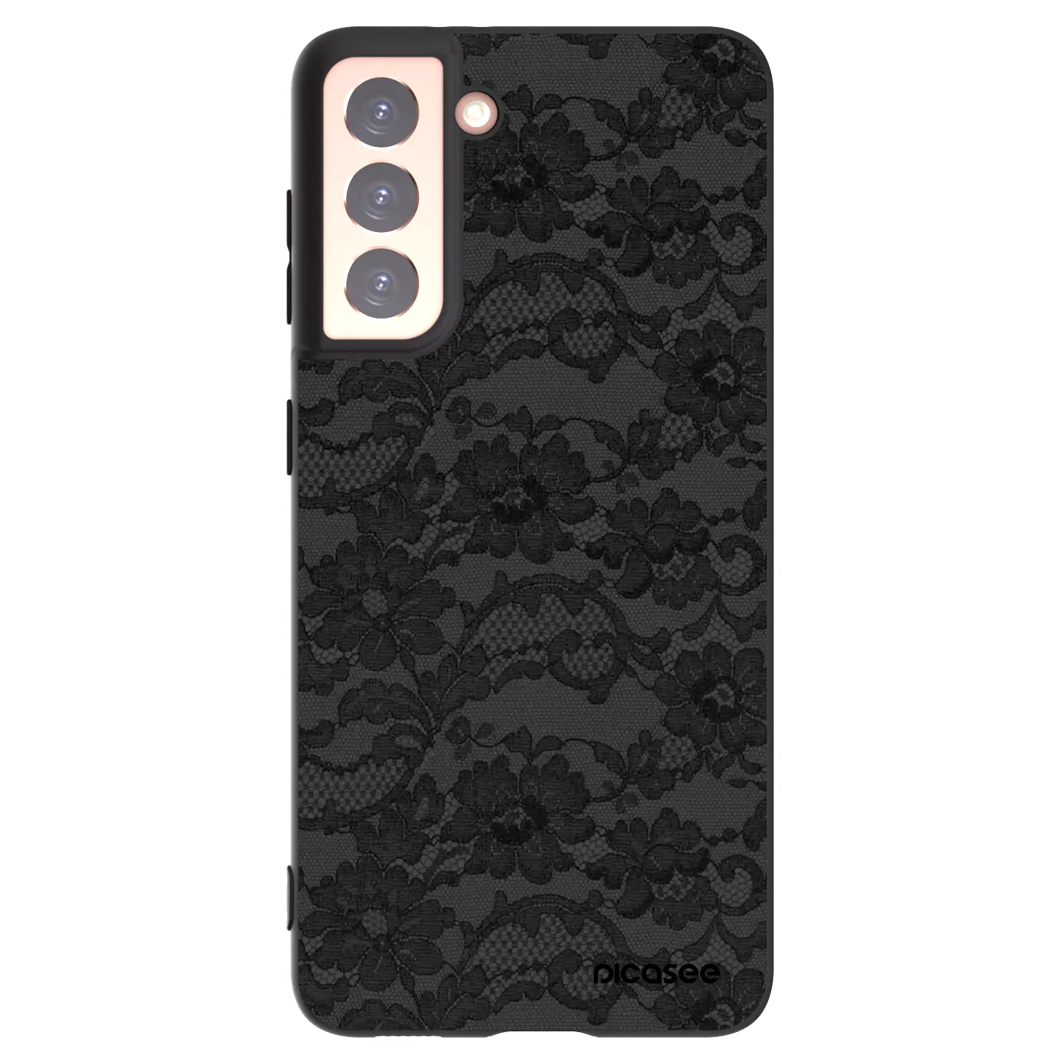 Picasee silikonski črni ovitek za Samsung Galaxy S21 5G G991B - Dark Elegance
