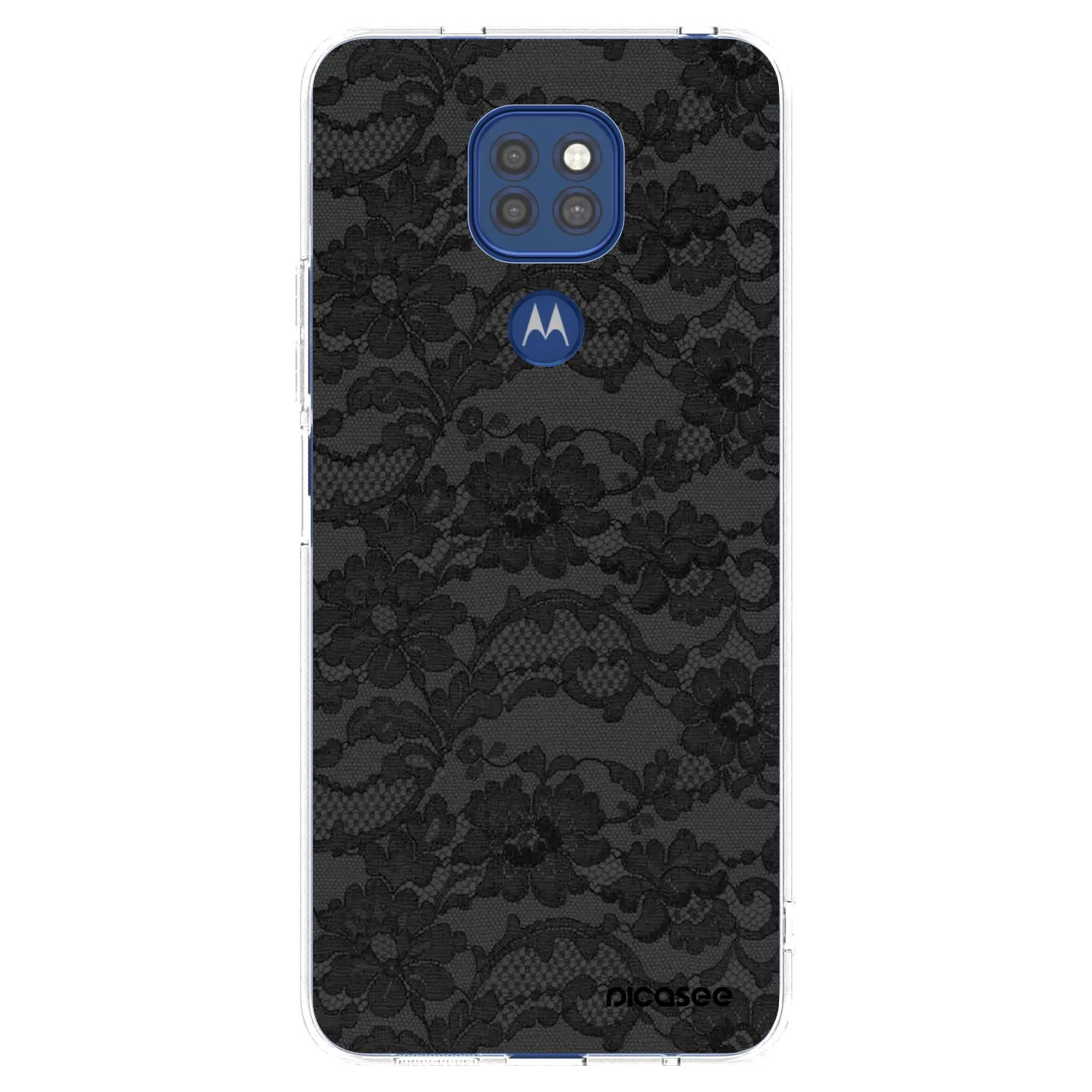 Picasee silikonski prozorni ovitek za Motorola Moto G9 Play - Dark Elegance