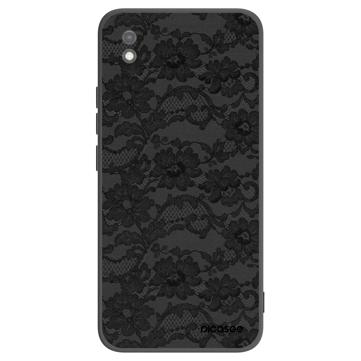 Picasee silikonski črni ovitek za Xiaomi Redmi 9AT - Dark Elegance