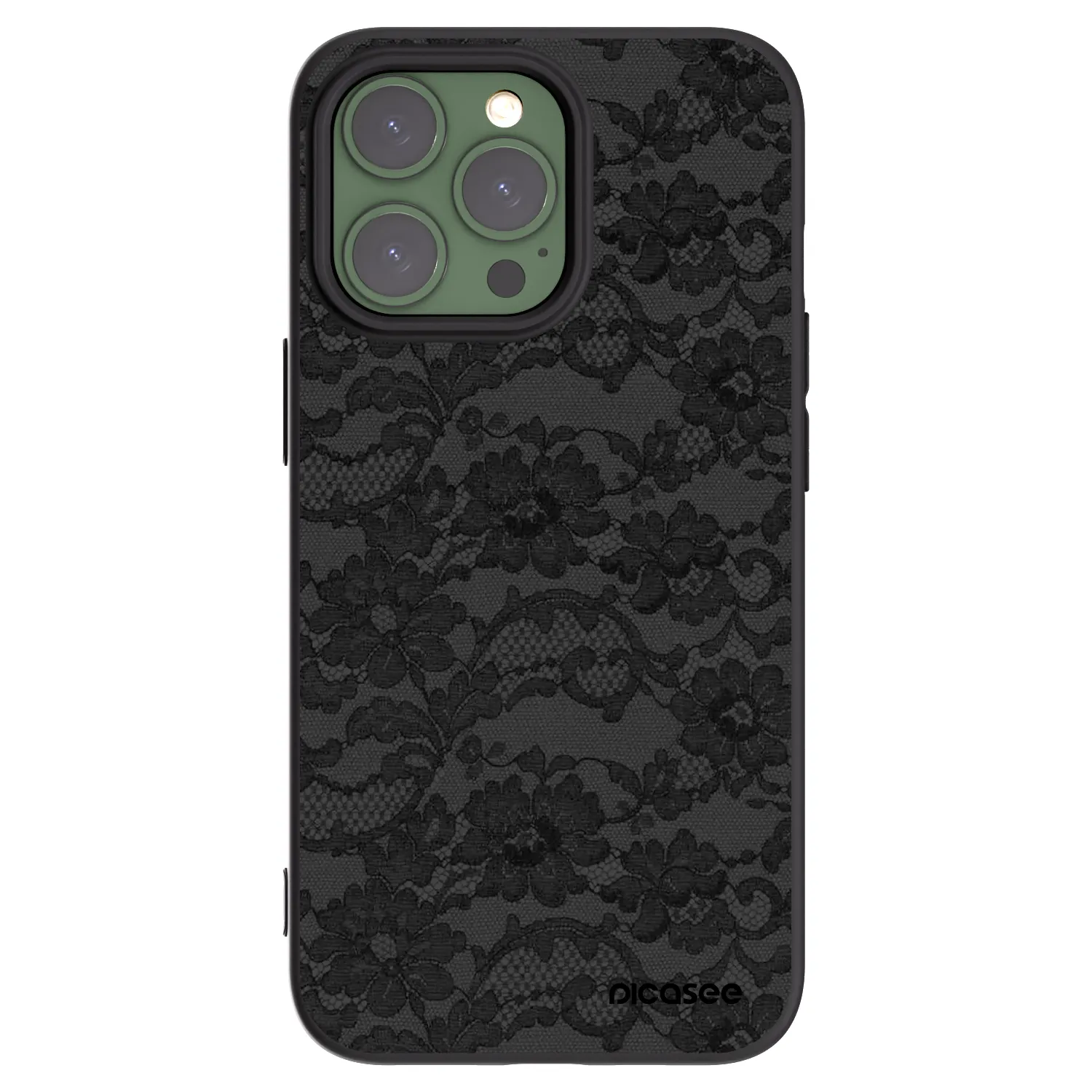Picasee silikonski črni ovitek za Apple iPhone 13 Pro - Dark Elegance