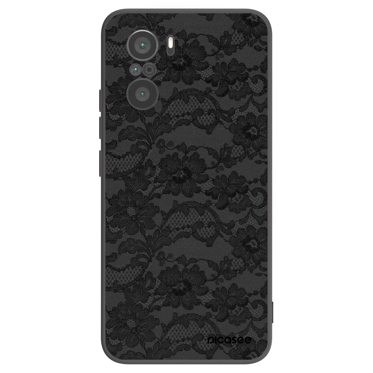 Picasee silikonski črni ovitek za Xiaomi Poco F3 - Dark Elegance