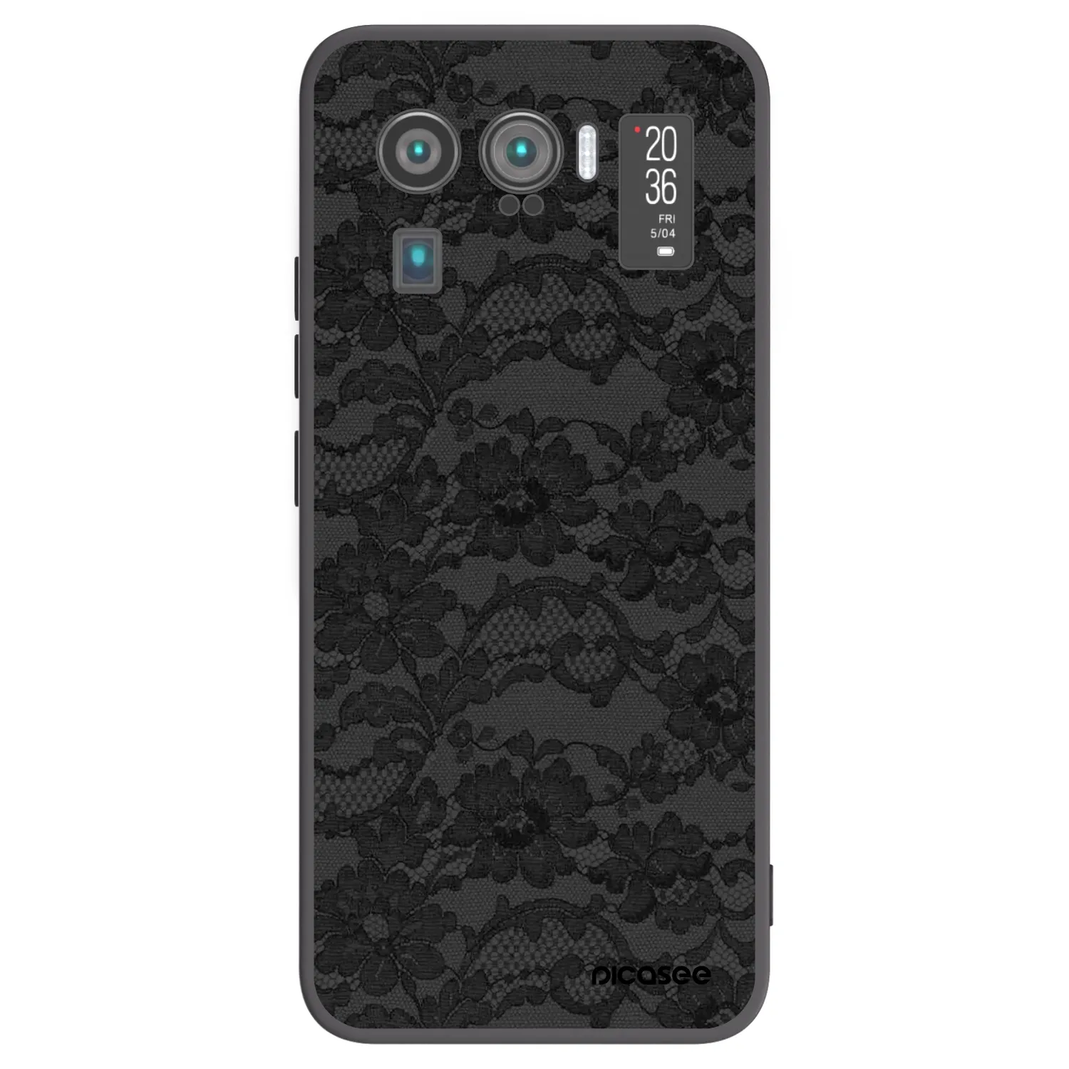 Picasee silikonski črni ovitek za Xiaomi Mi 11 Ultra - Dark Elegance
