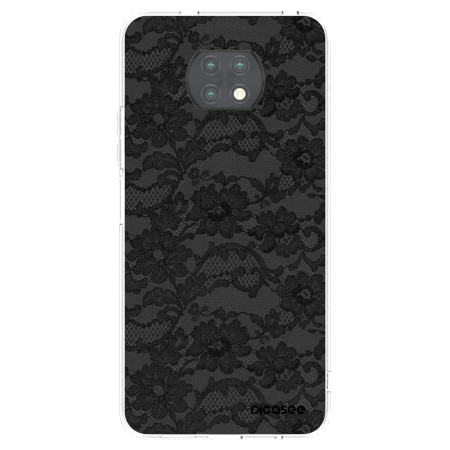 Picasee silikonski prozorni ovitek za Xiaomi Redmi Note 9T - Dark Elegance