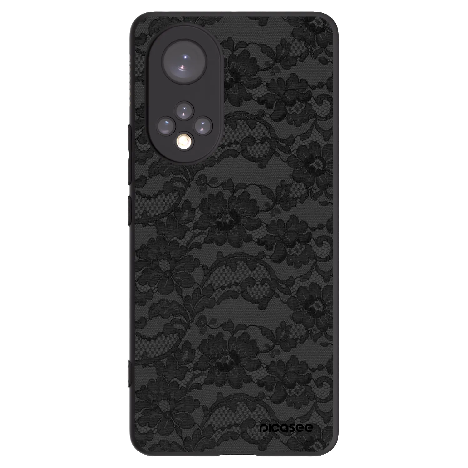Picasee silikonski črni ovitek za Huawei Nova 9 - Dark Elegance