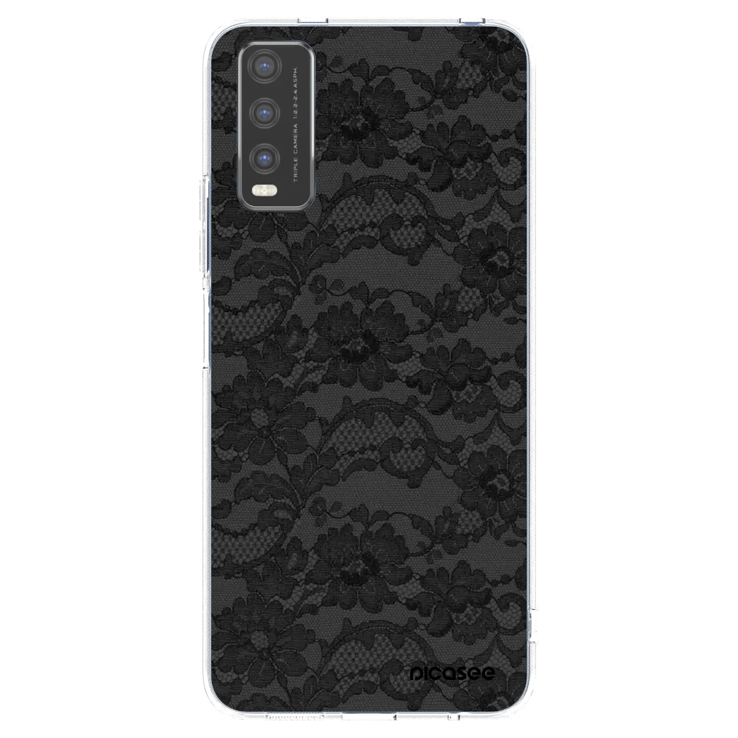 Picasee silikonski prozorni ovitek za Vivo Y20s - Dark Elegance