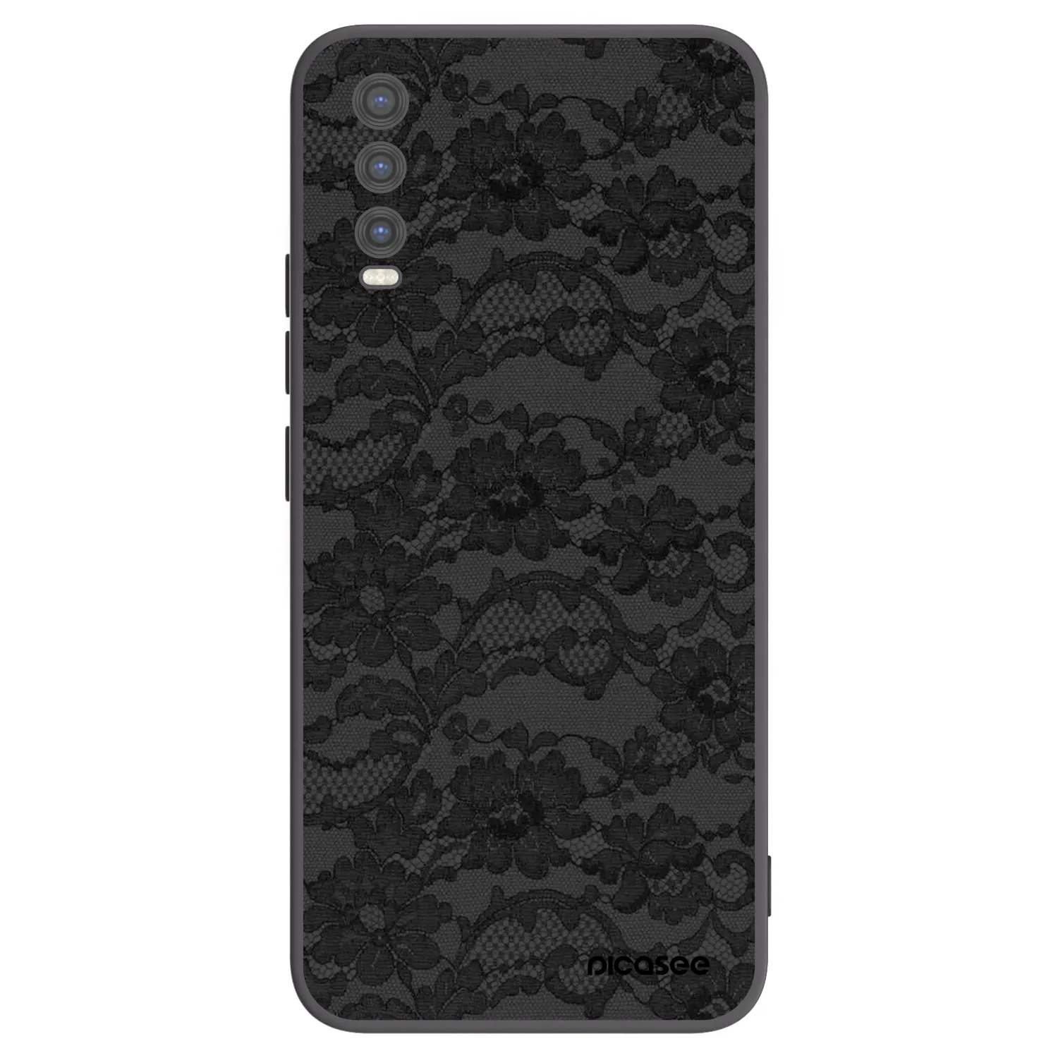 Picasee silikonski črni ovitek za Vivo Y20s - Dark Elegance