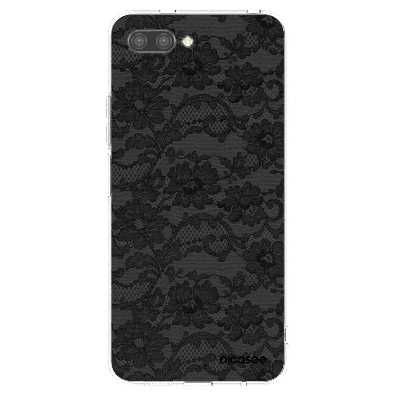 Picasee silikonski prozorni ovitek za Honor 10 - Dark Elegance
