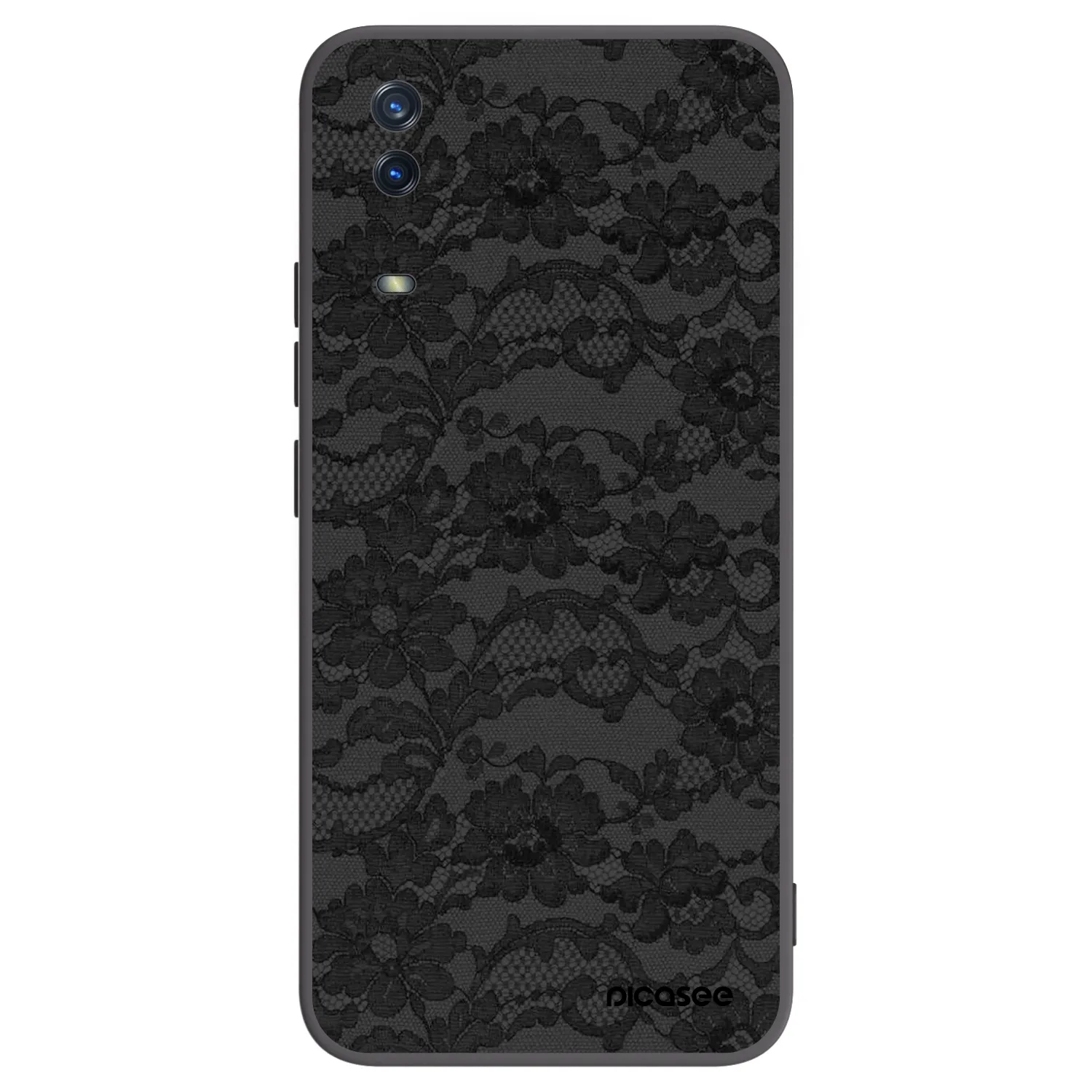 Picasee silikonski črni ovitek za Vivo Y11s - Dark Elegance