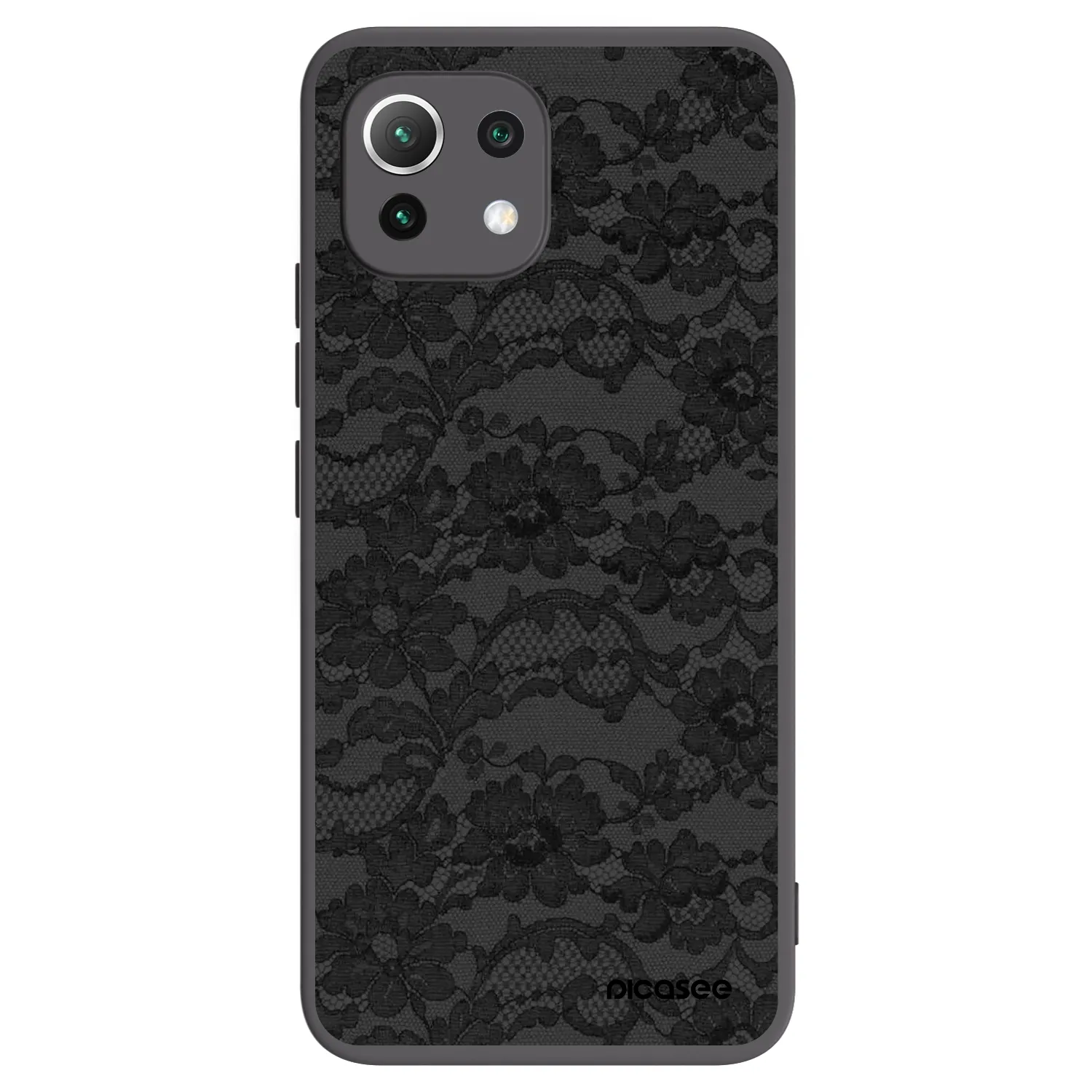 Picasee silikonski črni ovitek za Xiaomi 11 Lite 5G NE - Dark Elegance