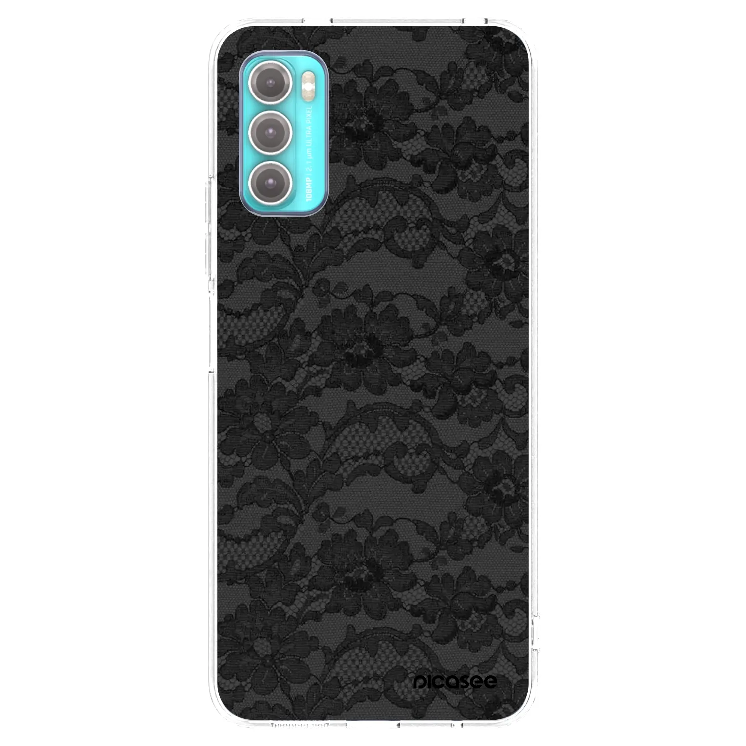 Picasee silikonski prozorni ovitek za Motorola Moto G60 - Dark Elegance