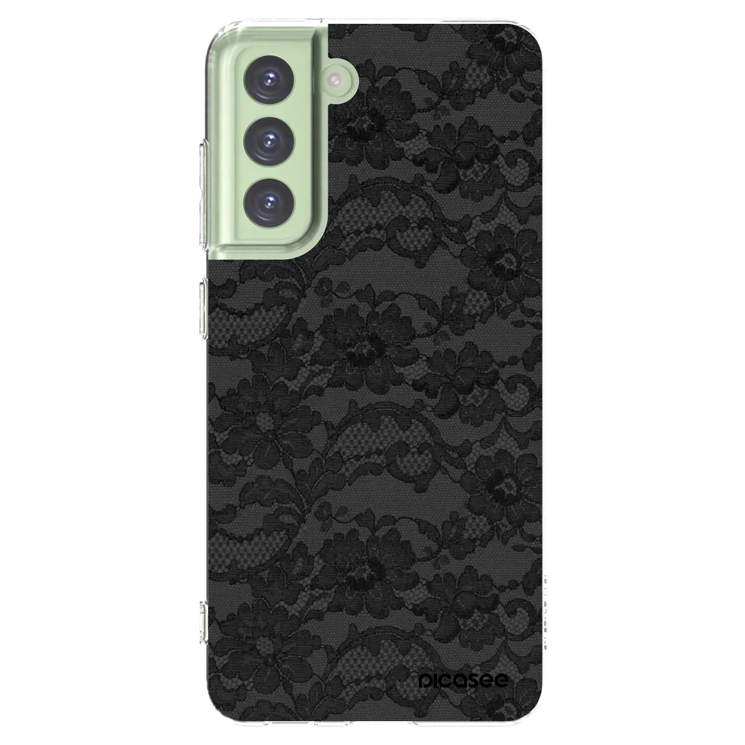 Picasee silikonski prozorni ovitek za Samsung Galaxy S21 FE 5G - Dark Elegance