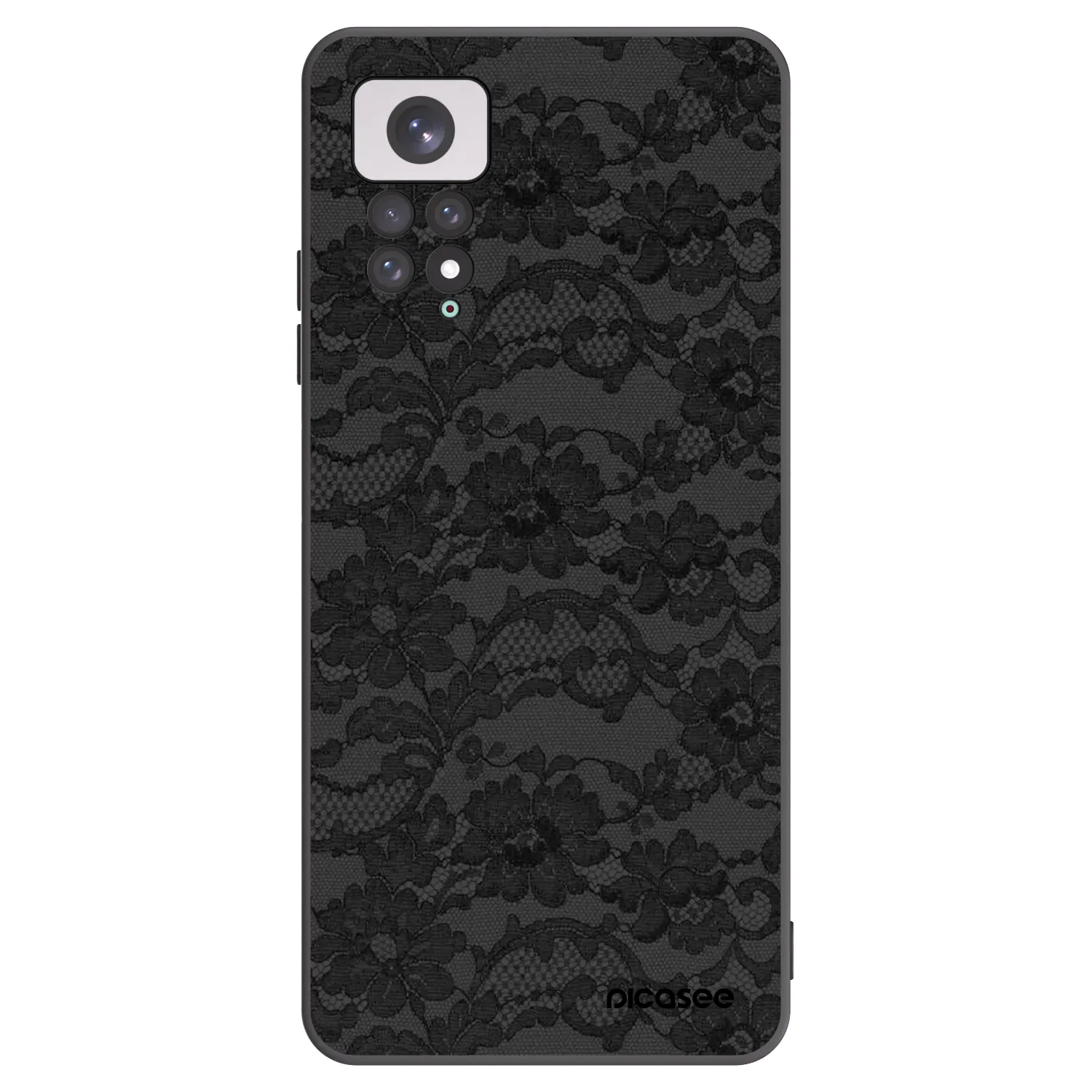 Picasee silikonski črni ovitek za Xiaomi Redmi Note 11 - Dark Elegance