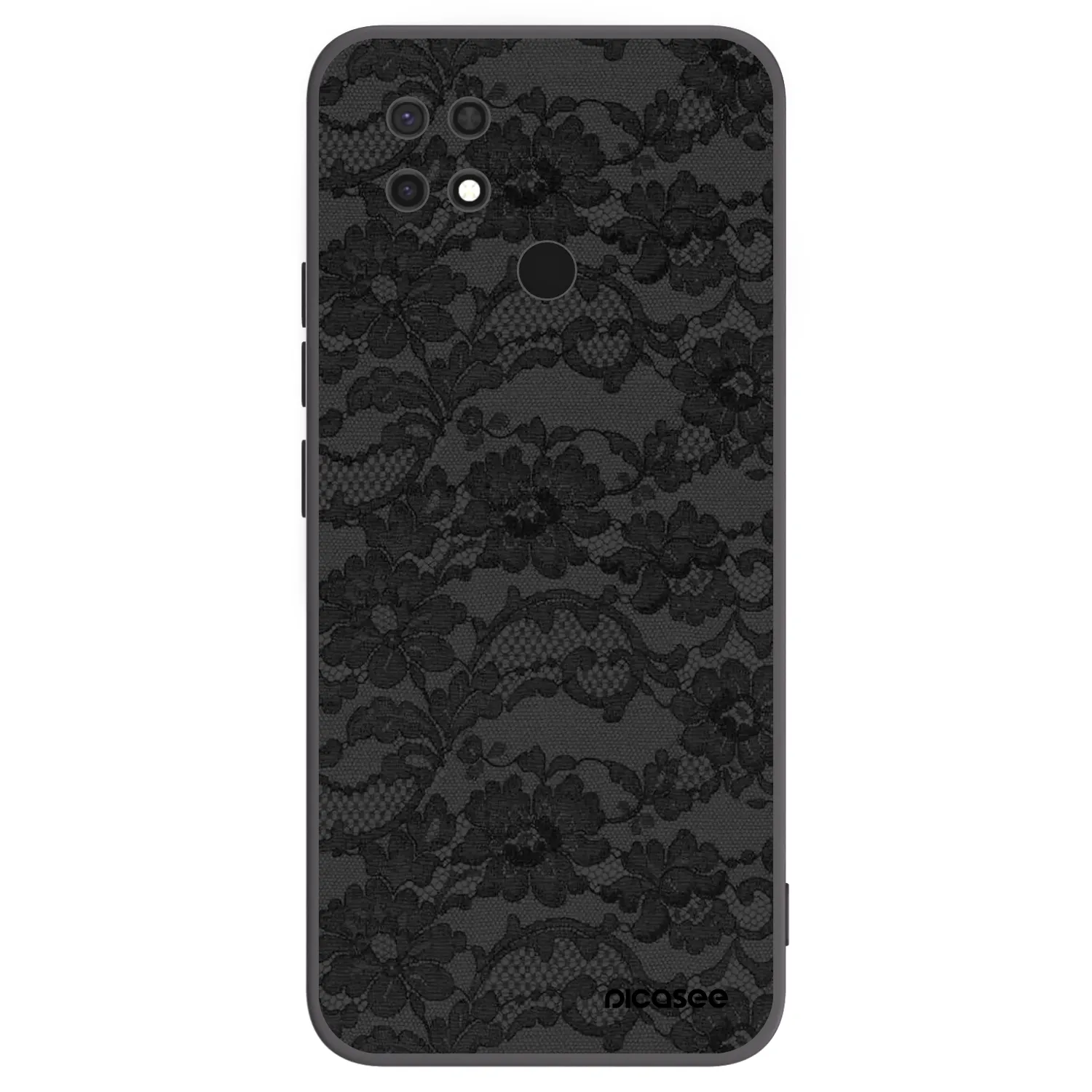 Picasee silikonski črni ovitek za Xiaomi Redmi 10C - Dark Elegance