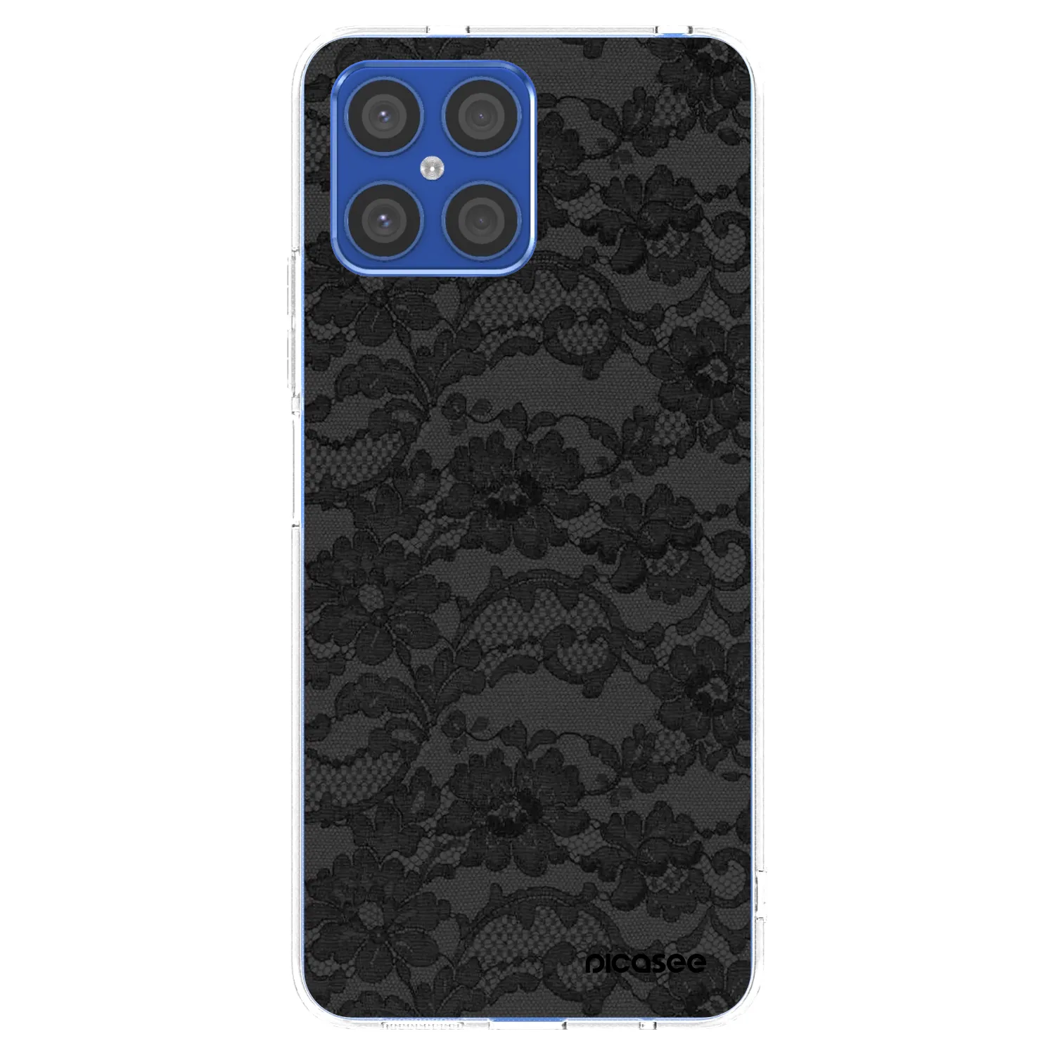 Picasee silikonski prozorni ovitek za Honor X8 4G - Dark Elegance