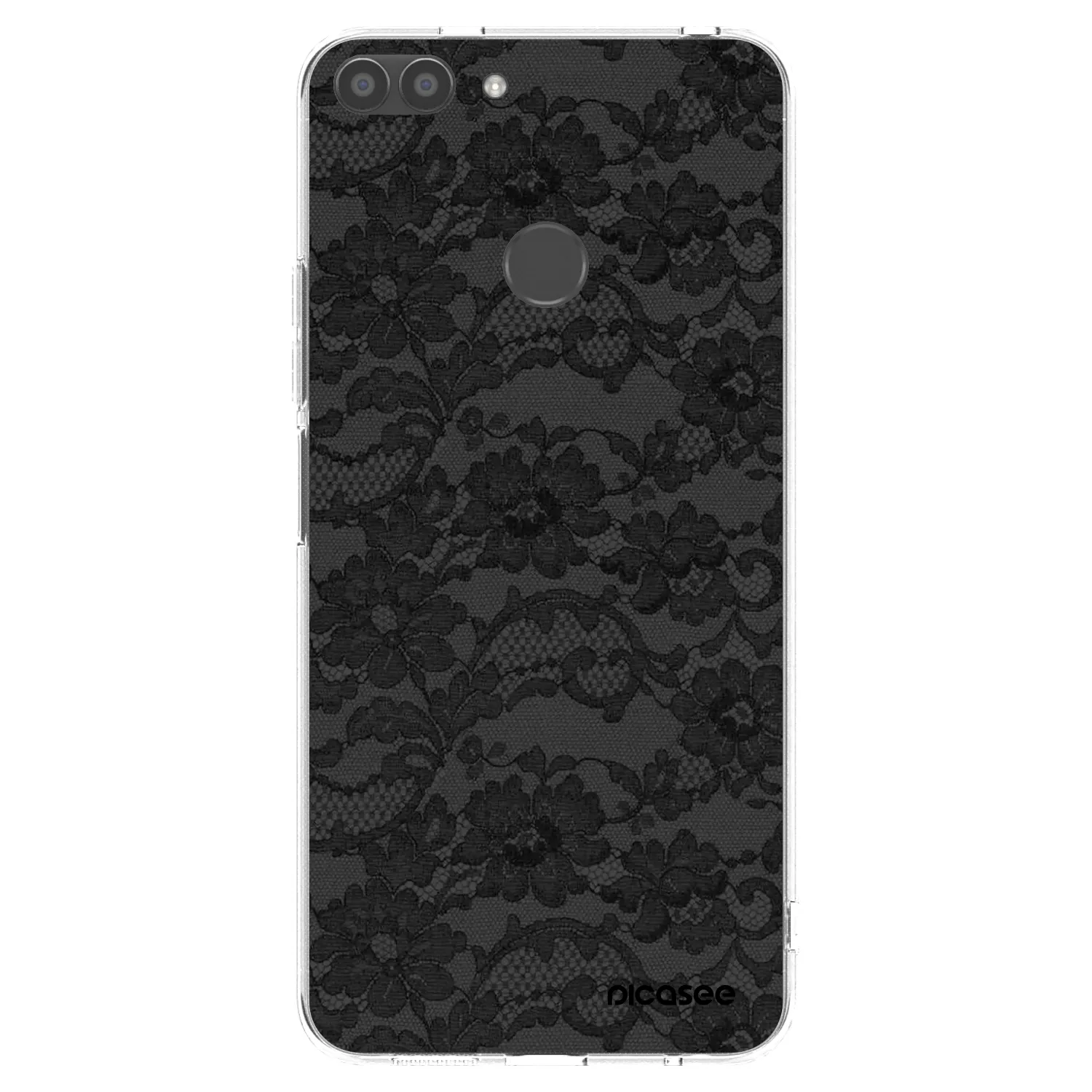 Picasee silikonski prozorni ovitek za Huawei P Smart - Dark Elegance