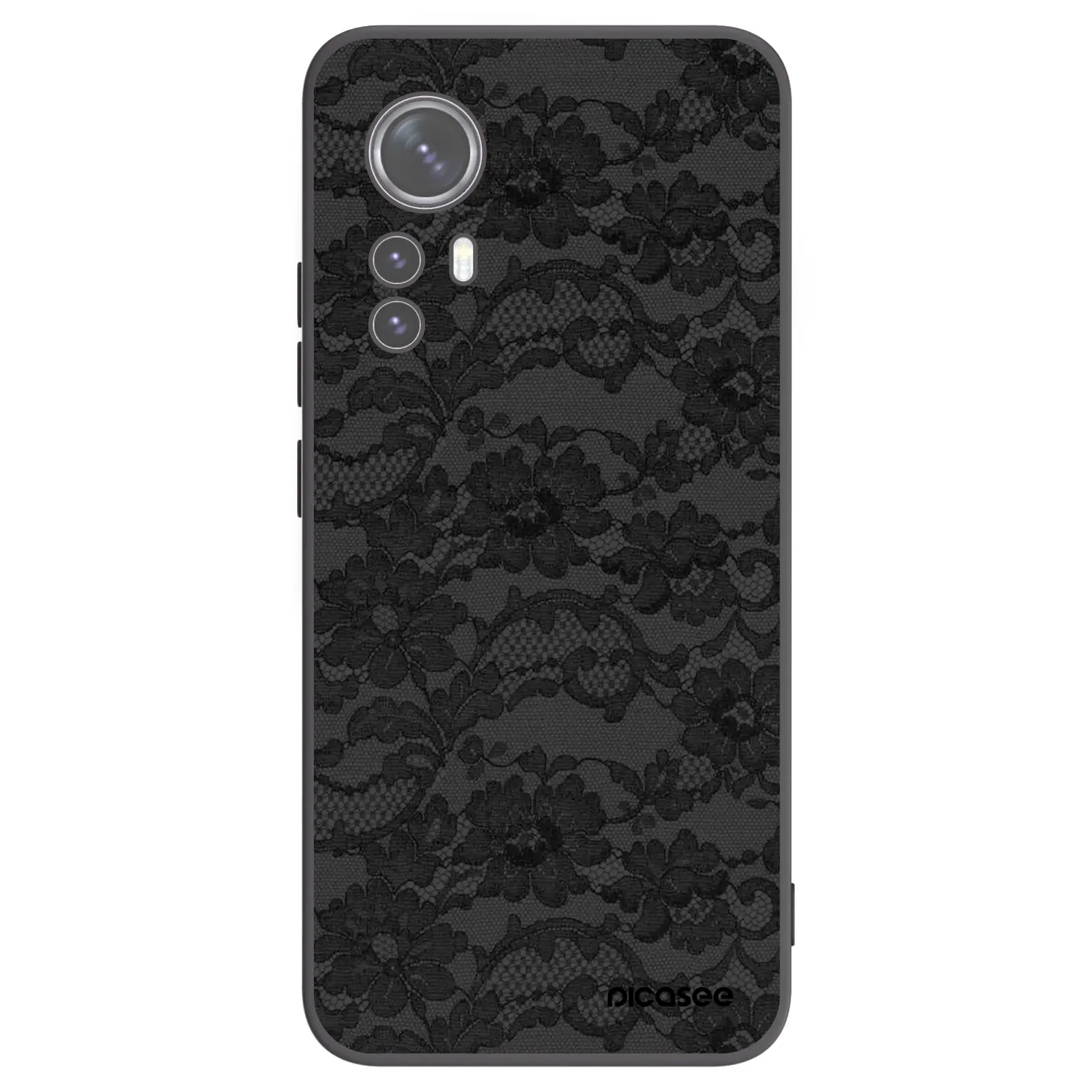 Picasee silikonski črni ovitek za Xiaomi 12X - Dark Elegance