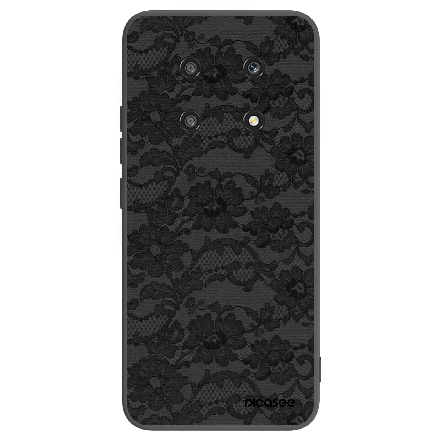 Picasee silikonski črni ovitek za Honor Magic4 Lite 5G - Dark Elegance
