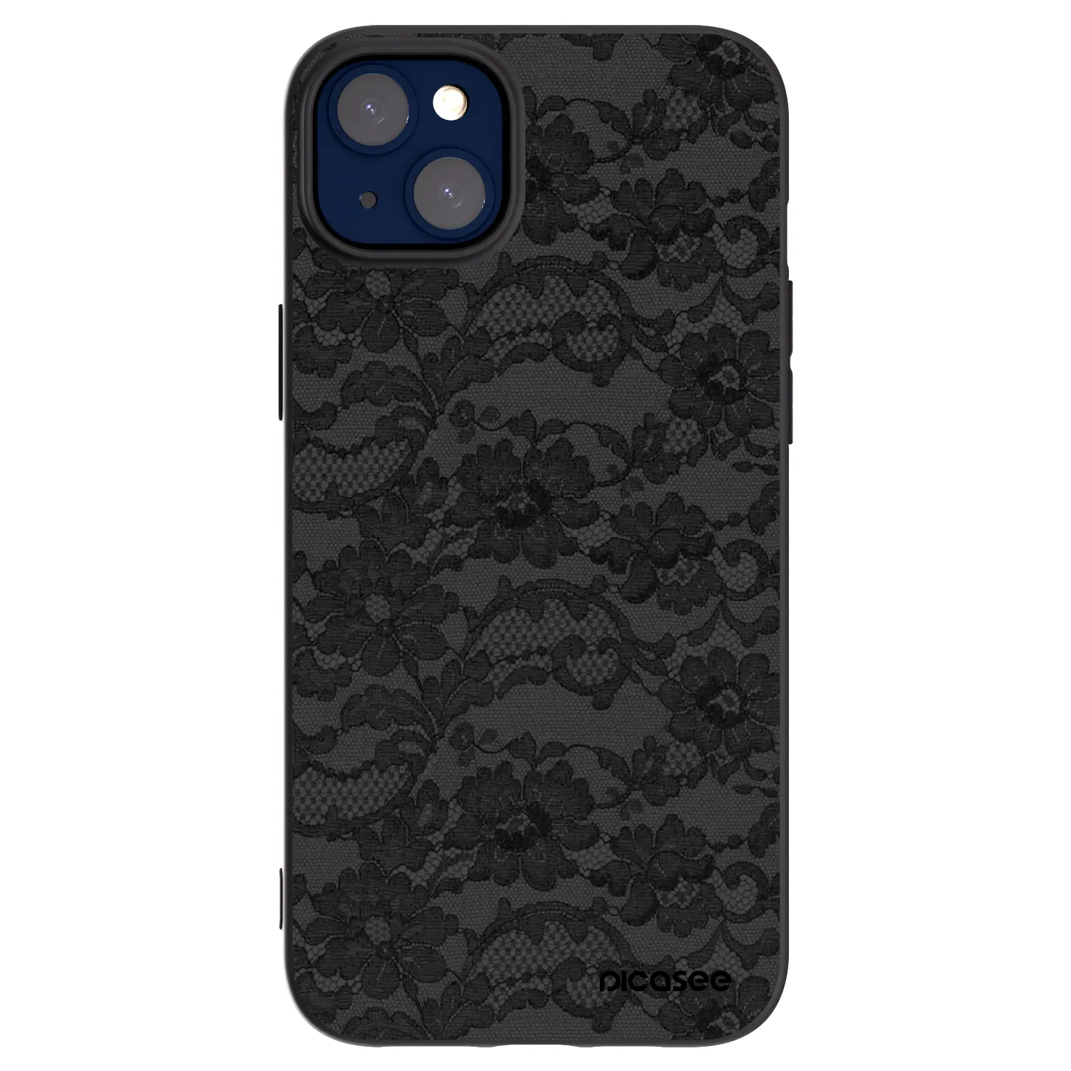 Picasee silikonski črni ovitek za Apple iPhone 14 Plus - Dark Elegance