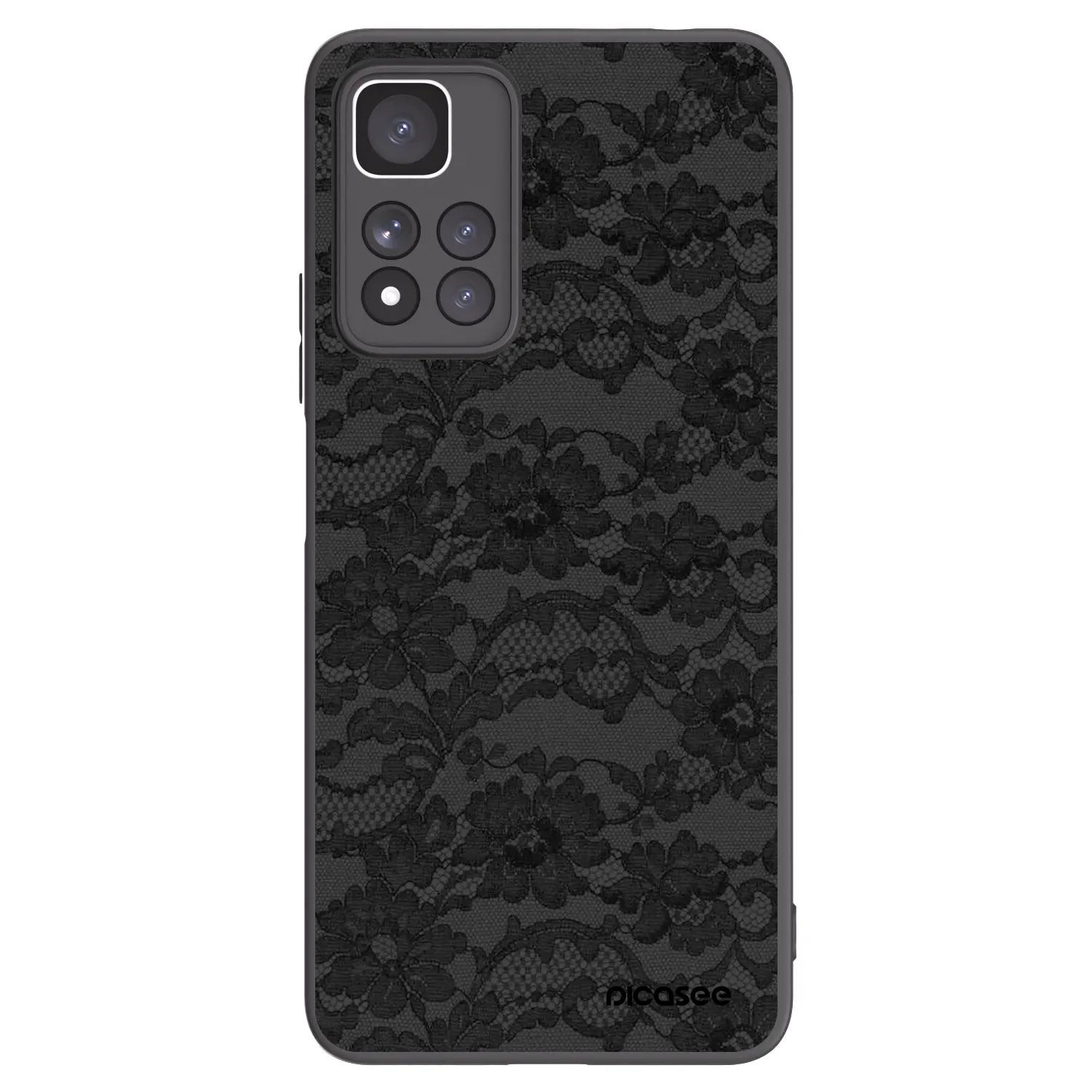 Picasee silikonski črni ovitek za Xiaomi Redmi Note 11 Pro+ 5G - Dark Elegance