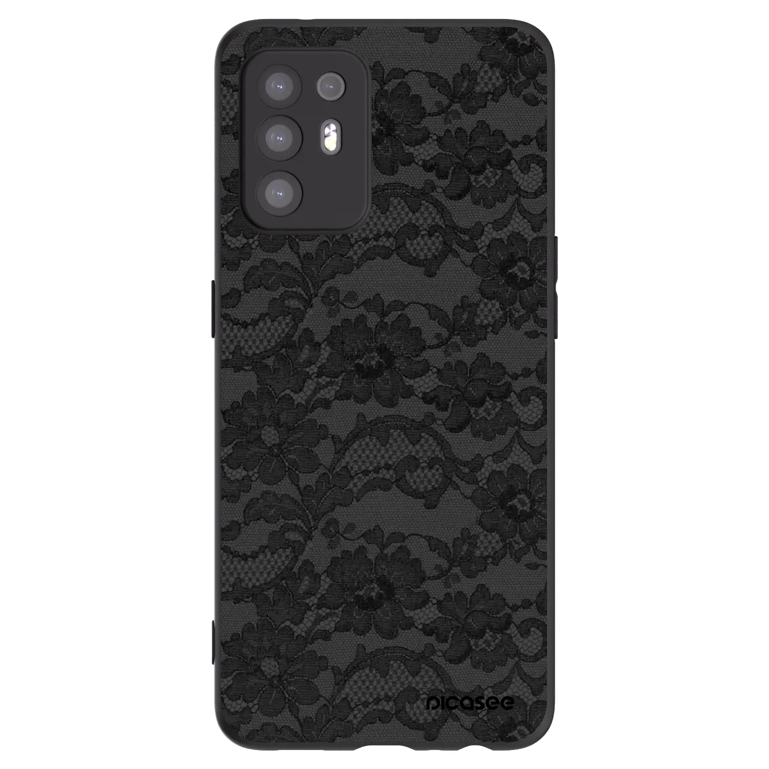 Picasee silikonski črni ovitek za OPPO A94 5G - Dark Elegance