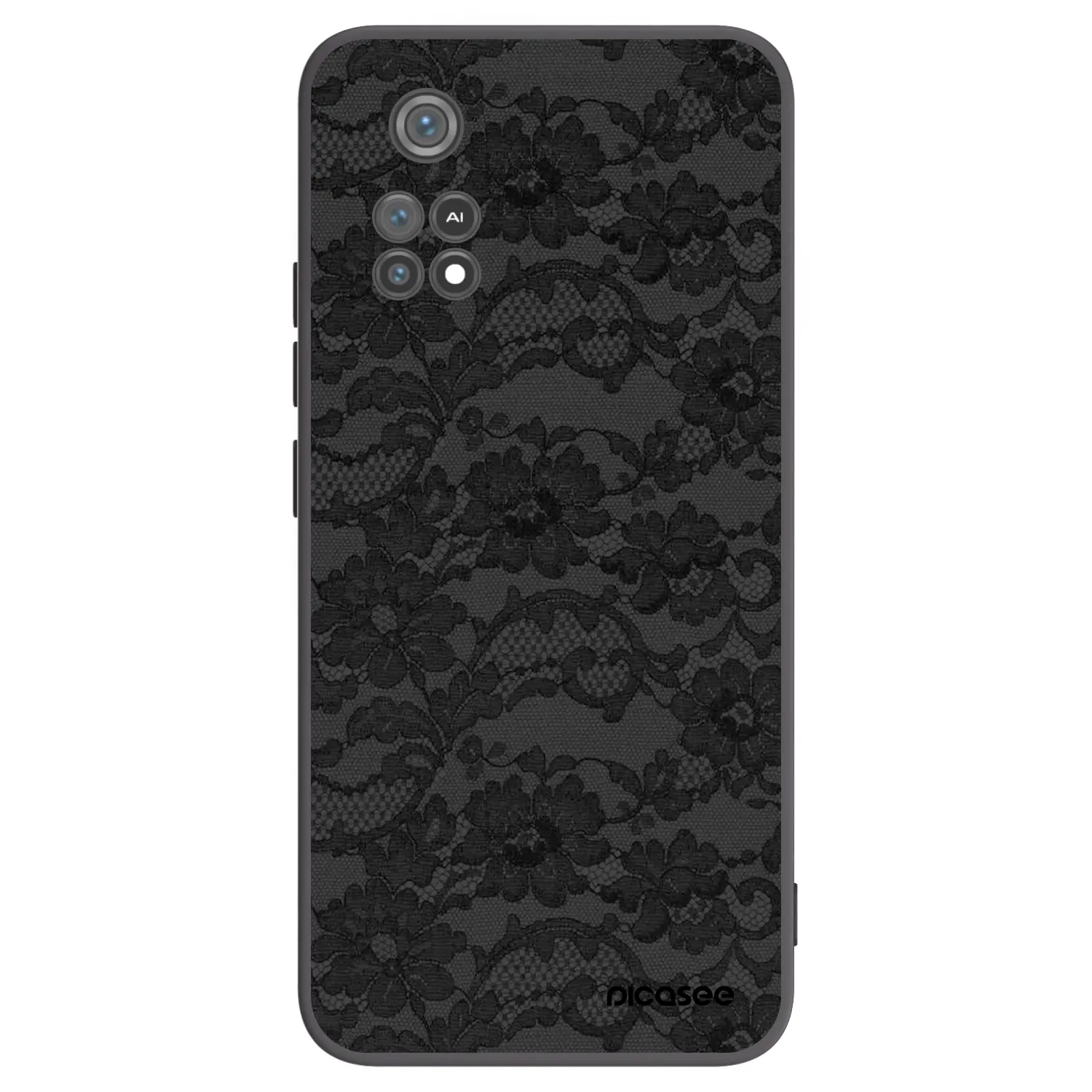 Picasee silikonski črni ovitek za Xiaomi Poco M4 Pro - Dark Elegance