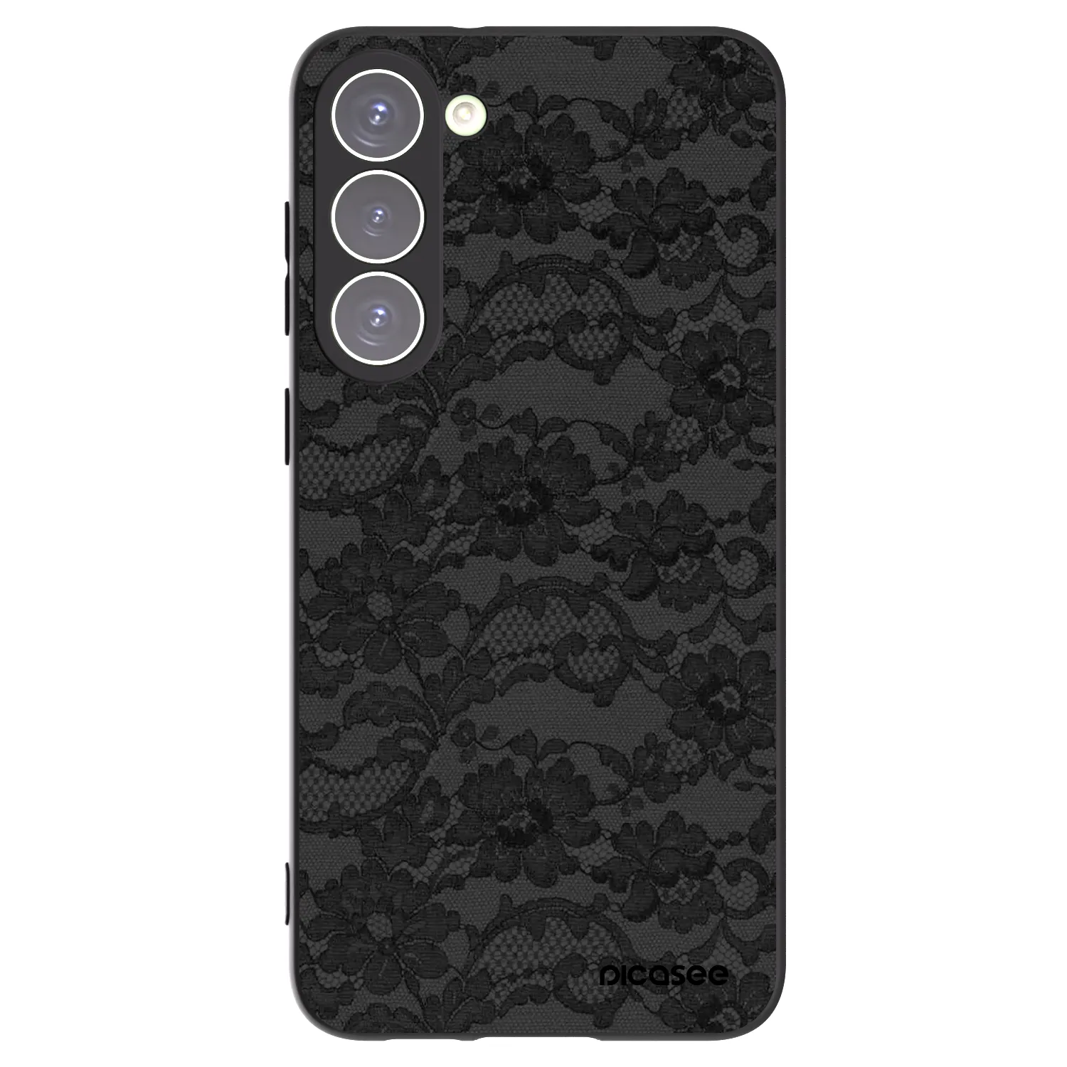 Picasee silikonski črni ovitek za Samsung Galaxy S23+ 5G - Dark Elegance